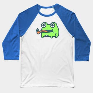 Frog And Fly Baseball T-Shirt